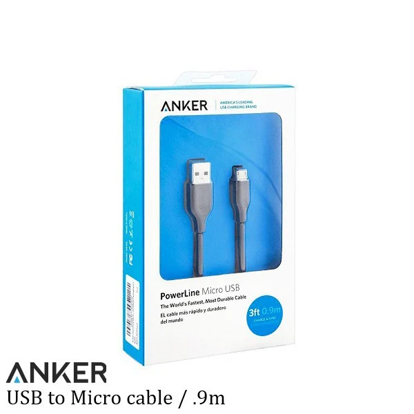 Anker Power Line 3ft Micro USB, Black