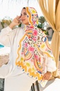 Sunset Printed Chiffon Scarf