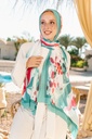 Classic Color Printed Chiffon Scarf