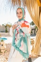 Classic Color Printed Chiffon Scarf