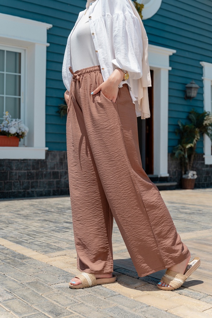 Linen Pants - Camel