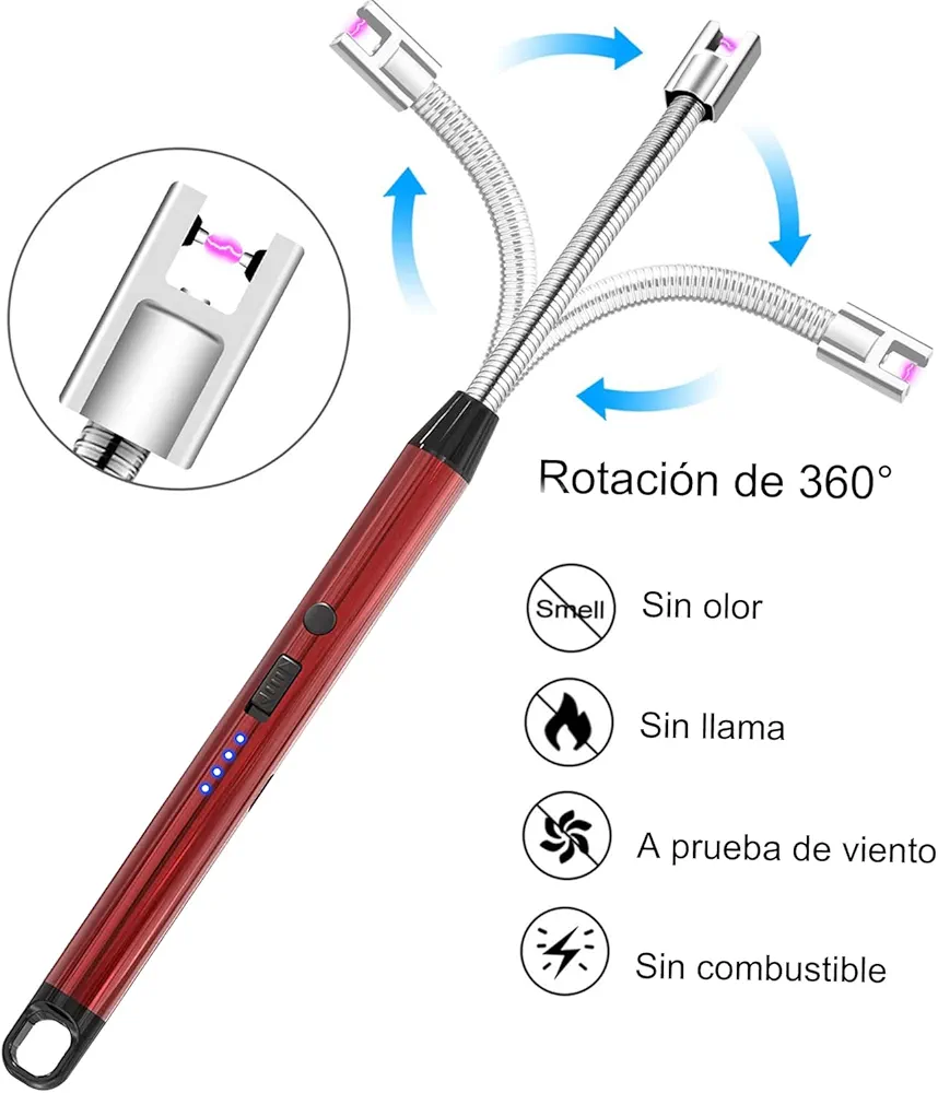 New electronic pulse igniter portable 360° curvedkitchens