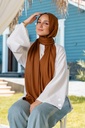 Elegant White Cotton Scarf