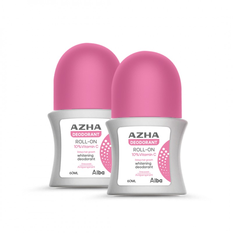 Azha Roll On Red 60ml (Package Offer)1+1