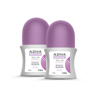 Azha Roll On Purple60ml (Package Offer)1+1