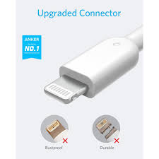 Anker Powerline II with lightning connector 3ft White