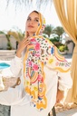 Sunset Printed Chiffon Scarf