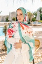 Classic Color Printed Chiffon Scarf