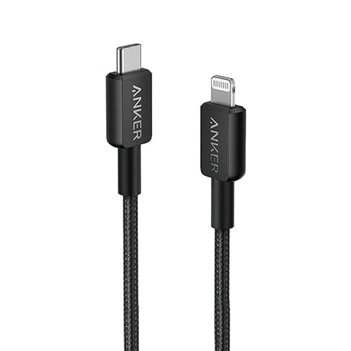 [ET1006] Anker 322 USB-C to Lightning Cable (3ft Braided) Black
