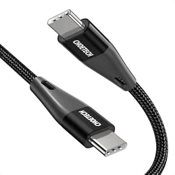 [ET1007] Anker 322 USB-C to USB-C Cable (3ft Braided) Black
