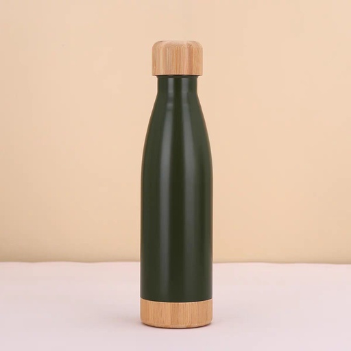 [DU-0021] Thermos with wooden lid
